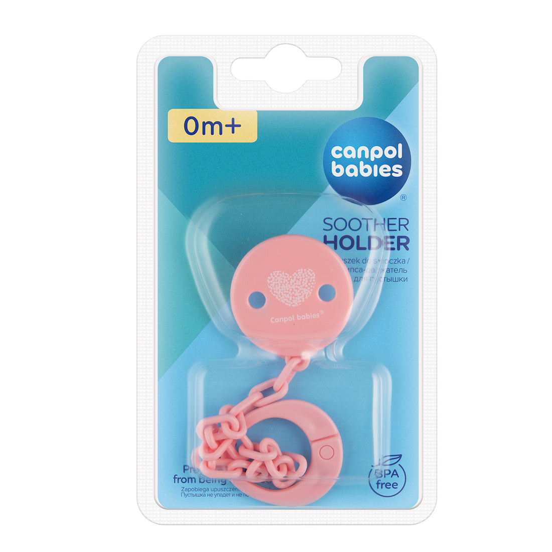 Canpol babies Soother Holder PASTELOVE