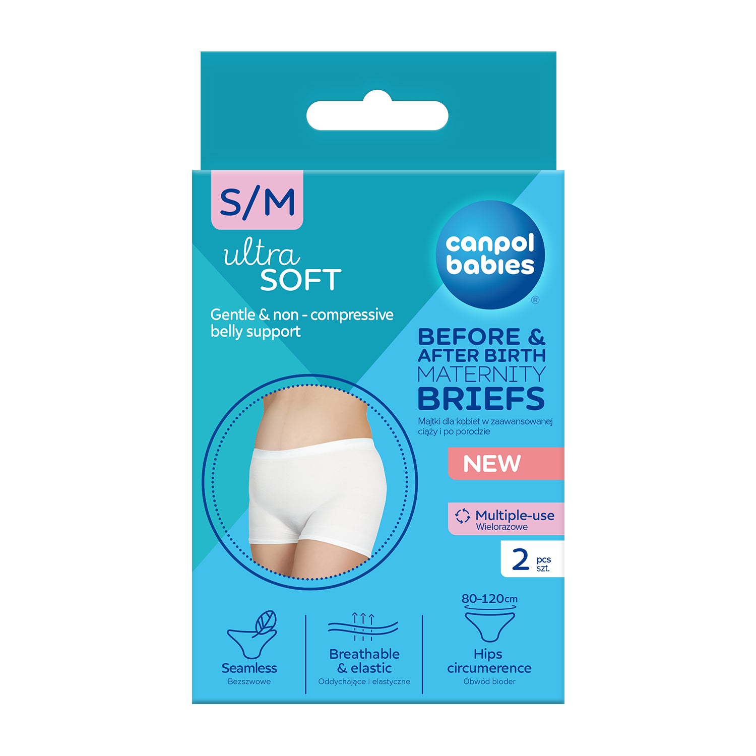 Canpol babies Maternity Briefs Before and After Birth 2 pcs S/M