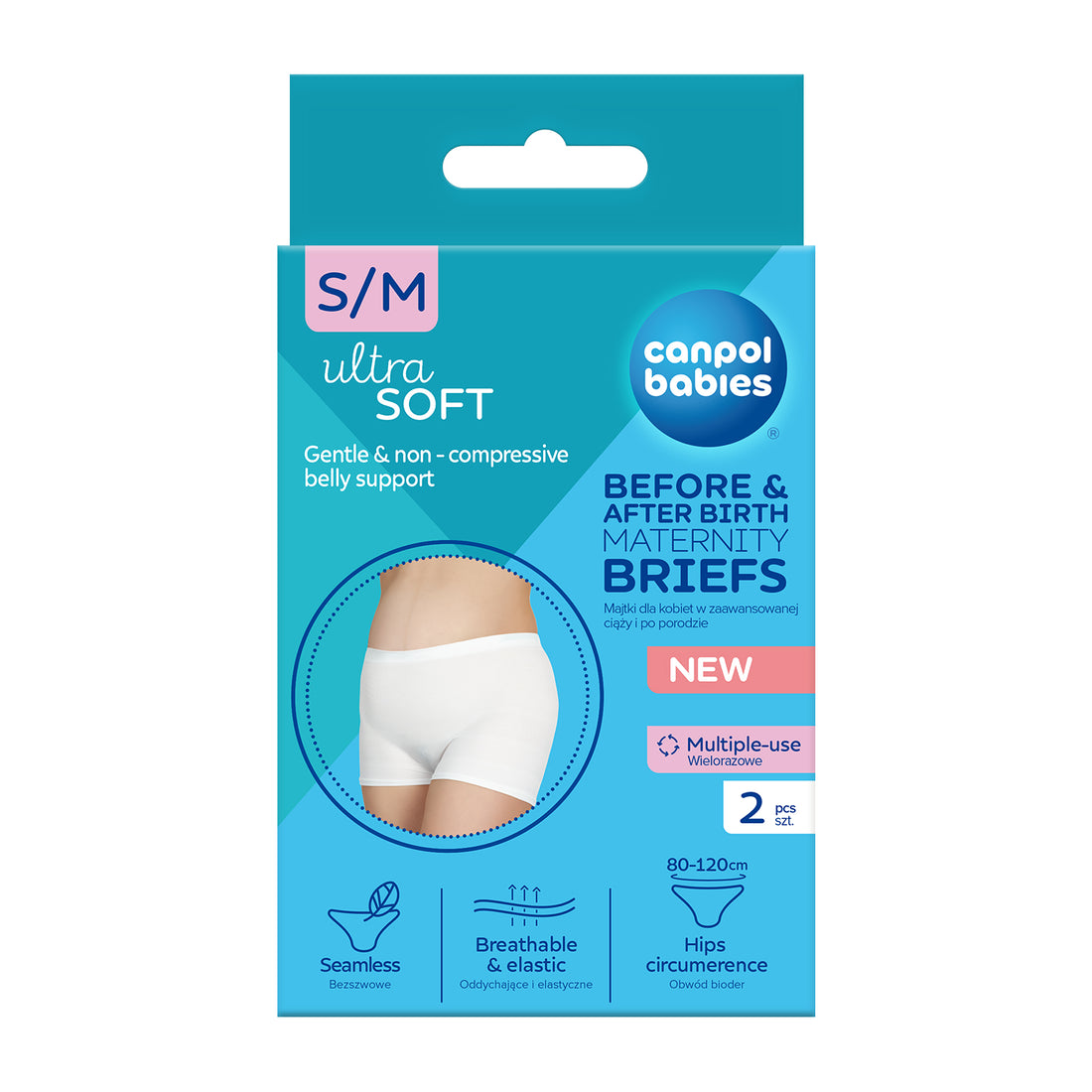 Canpol babies Maternity Briefs Before and After Birth 2 pcs S/M