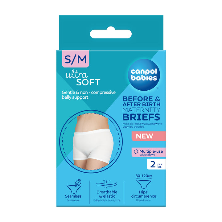 Canpol babies Maternity Briefs Before and After Birth 2 pcs S/M