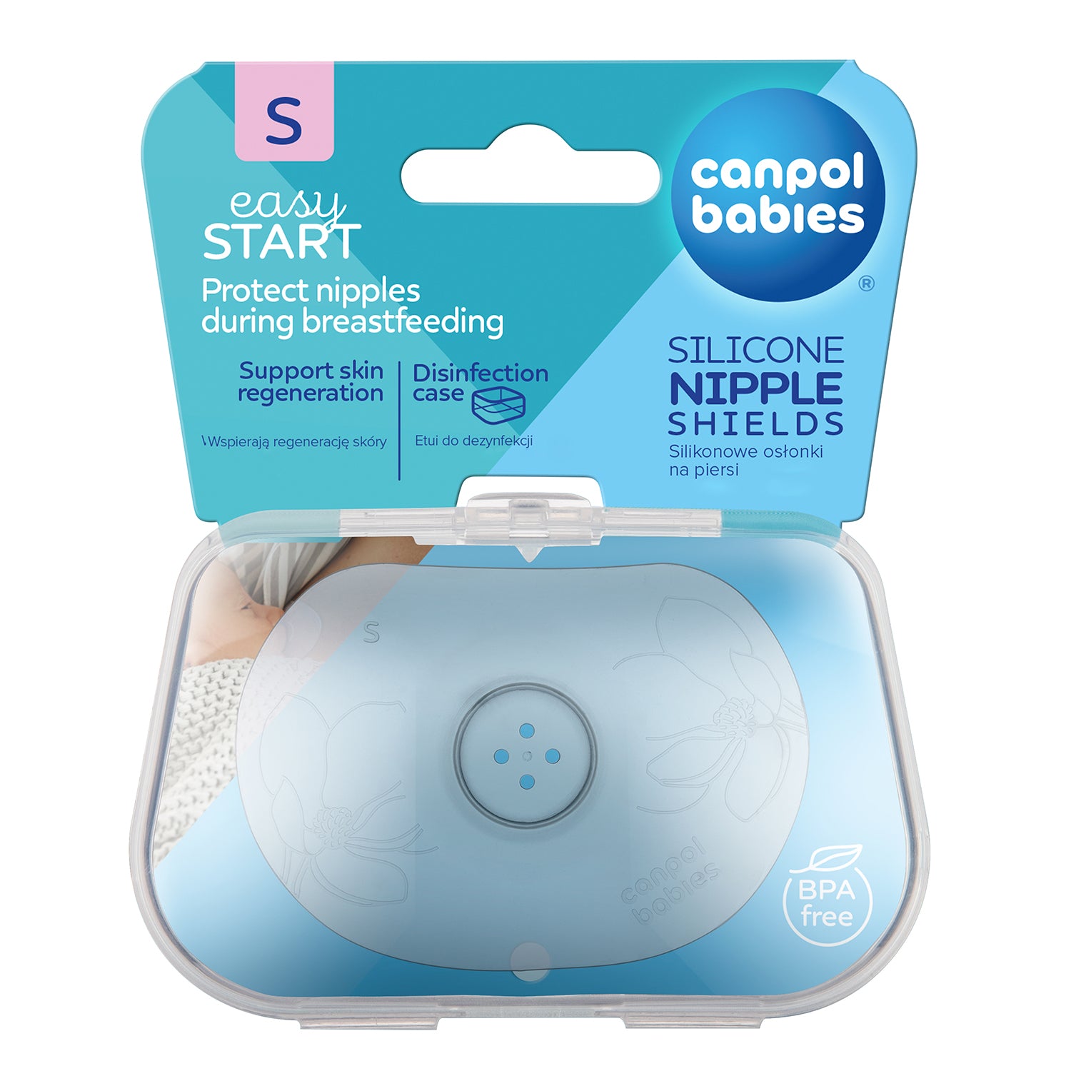 Canpol babies EasyStart Silicone Nipple Protectors S 2 pcs
