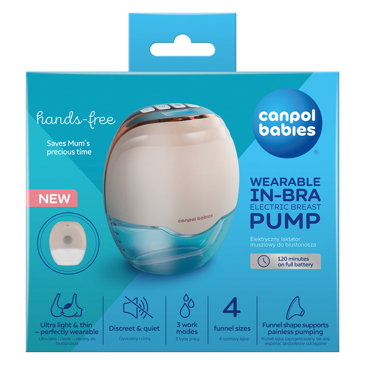 Canpol babies Wearable Electric In-Bra Breast Pump Hands-Free