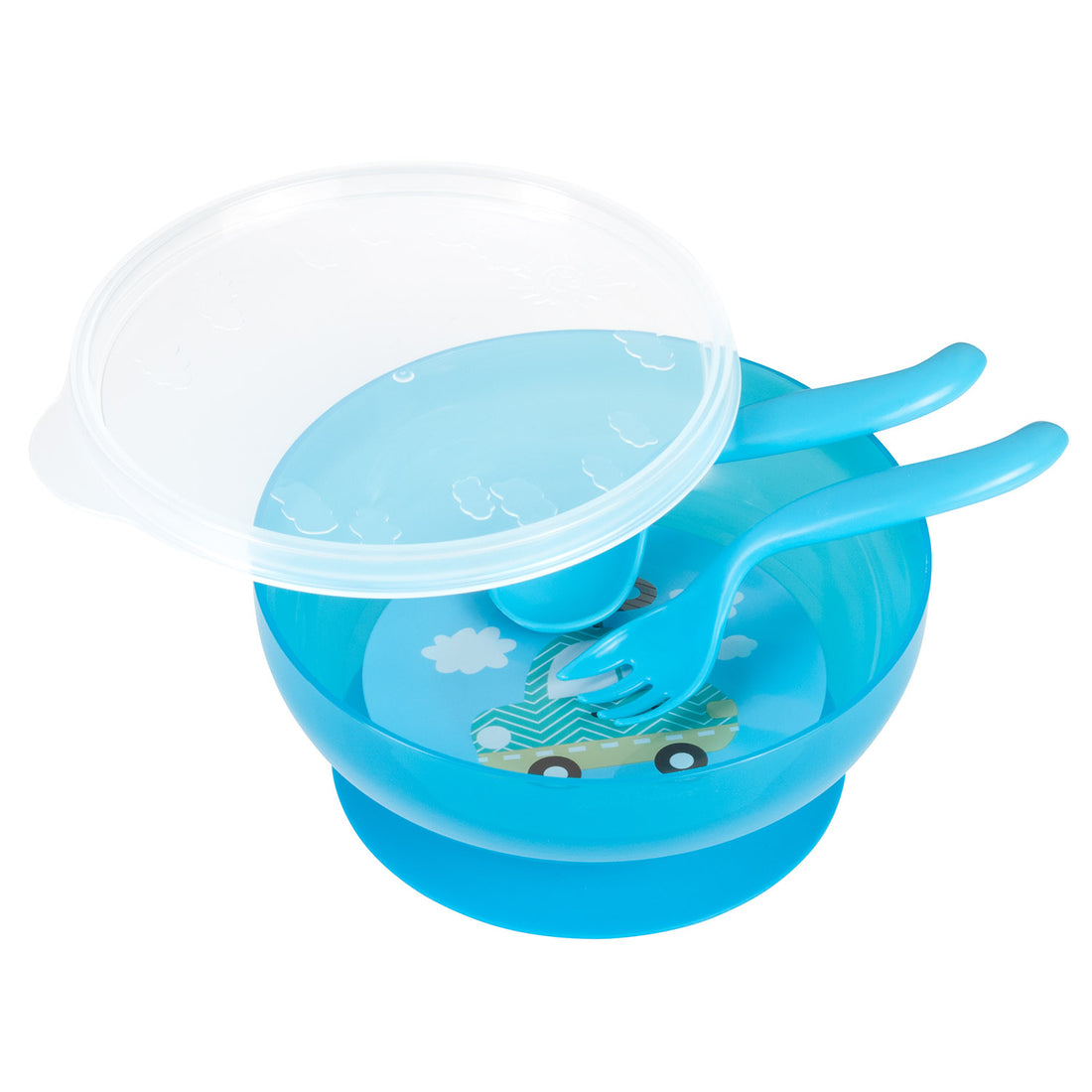 Canpol babies Bowl with Cutlery and Lid 350ml TOYS