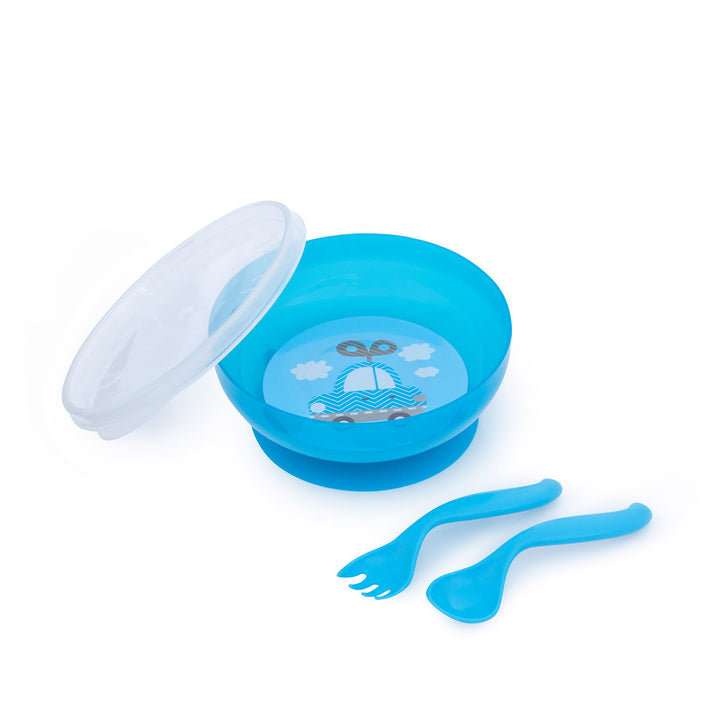 Canpol babies Bowl with Cutlery and Lid 350ml TOYS