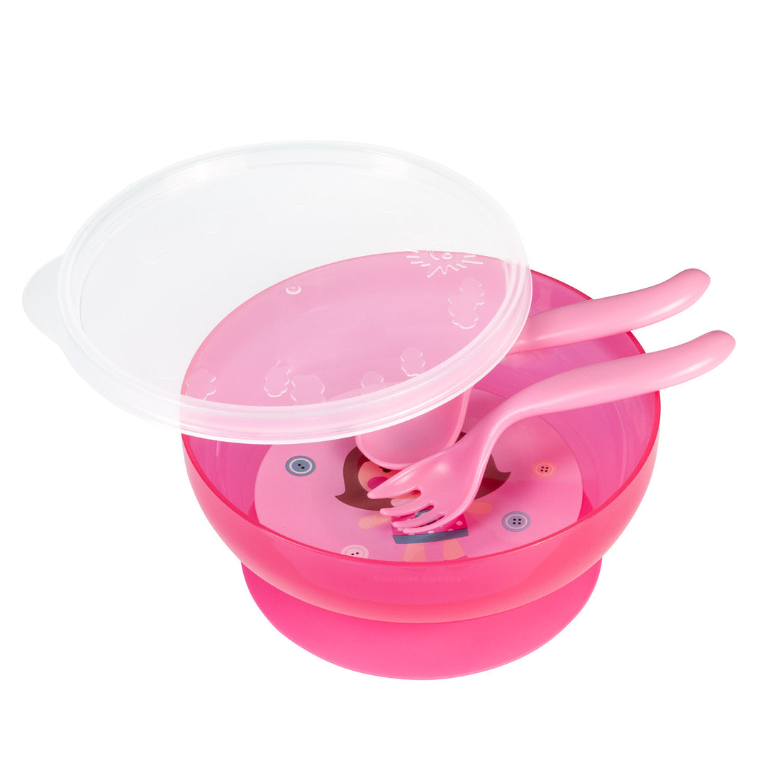 Canpol babies Bowl with Cutlery and Lid 350ml TOYS