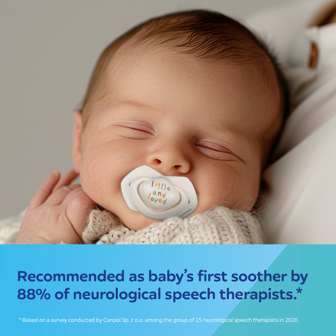 Canpol babies Silicone Soother Light touch 18m+ Symmetrical GOOSE 2 pcs