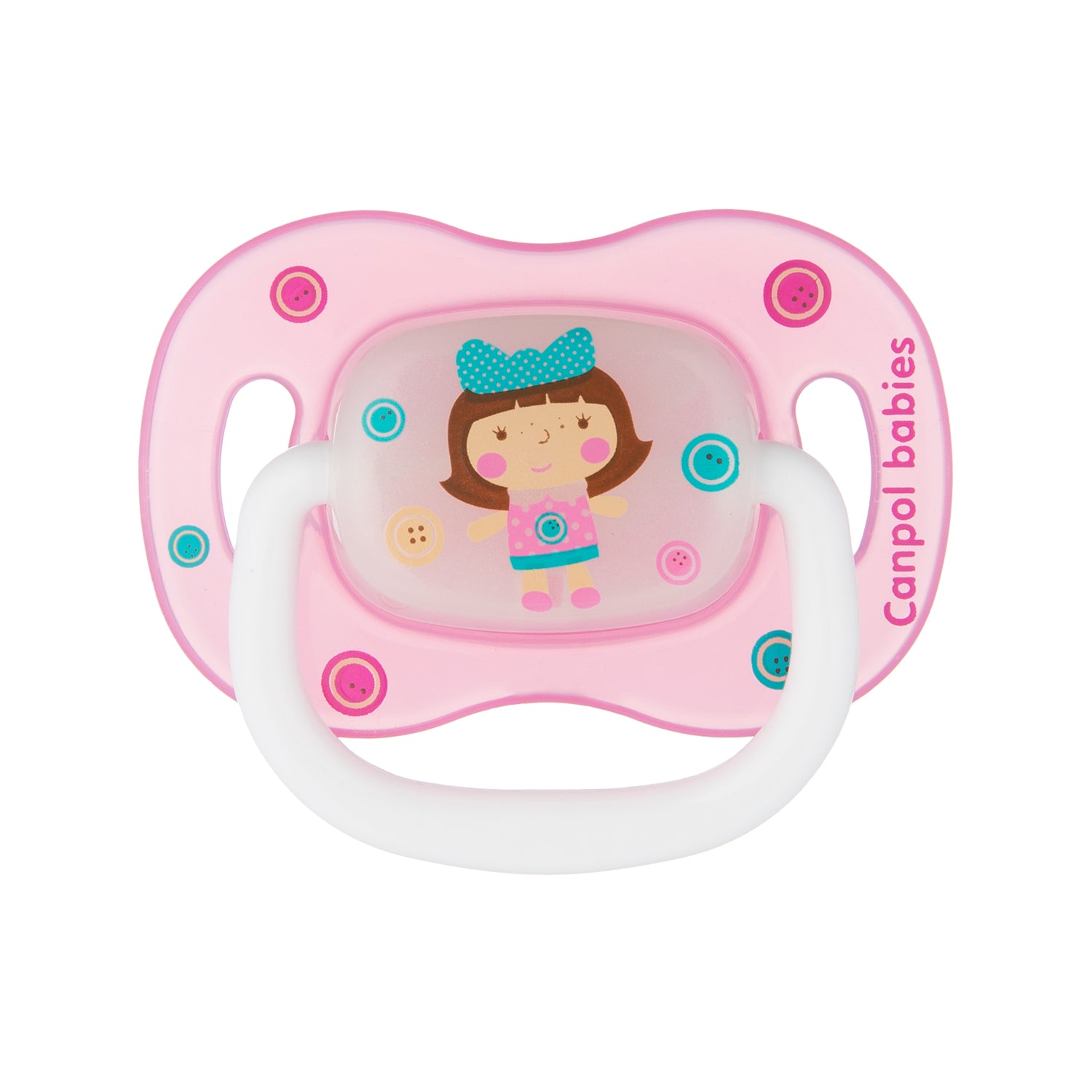 Canpol babies Silicone Orthodontic Soother 6-18m TOYS pink