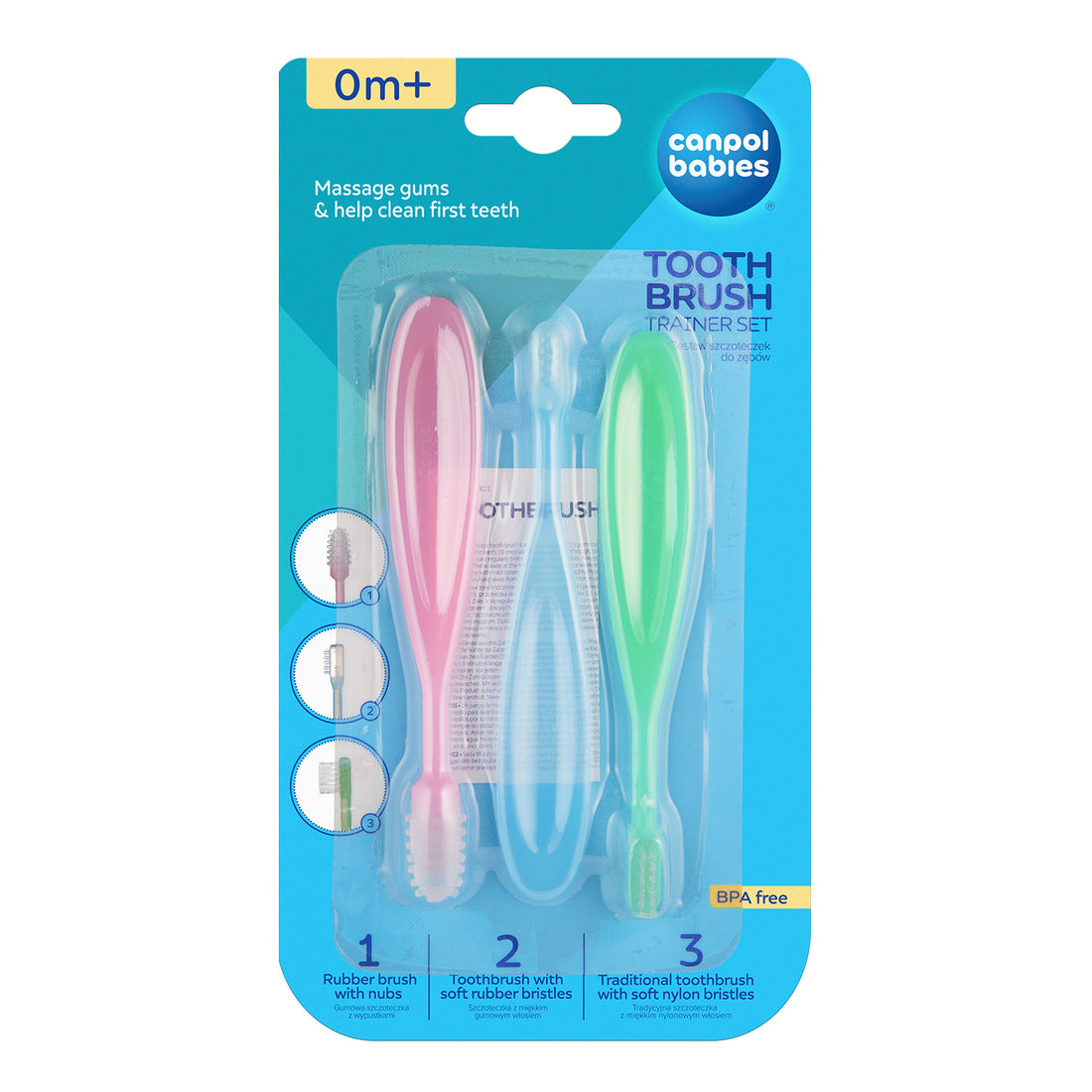 Canpol babies Toothbrush Training Set