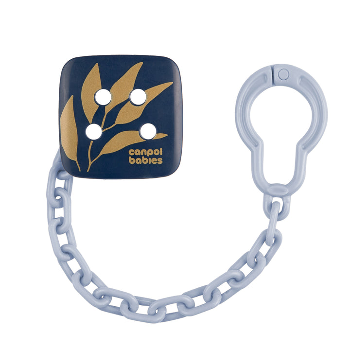 Canpol babies Soother Holder GOLD blue