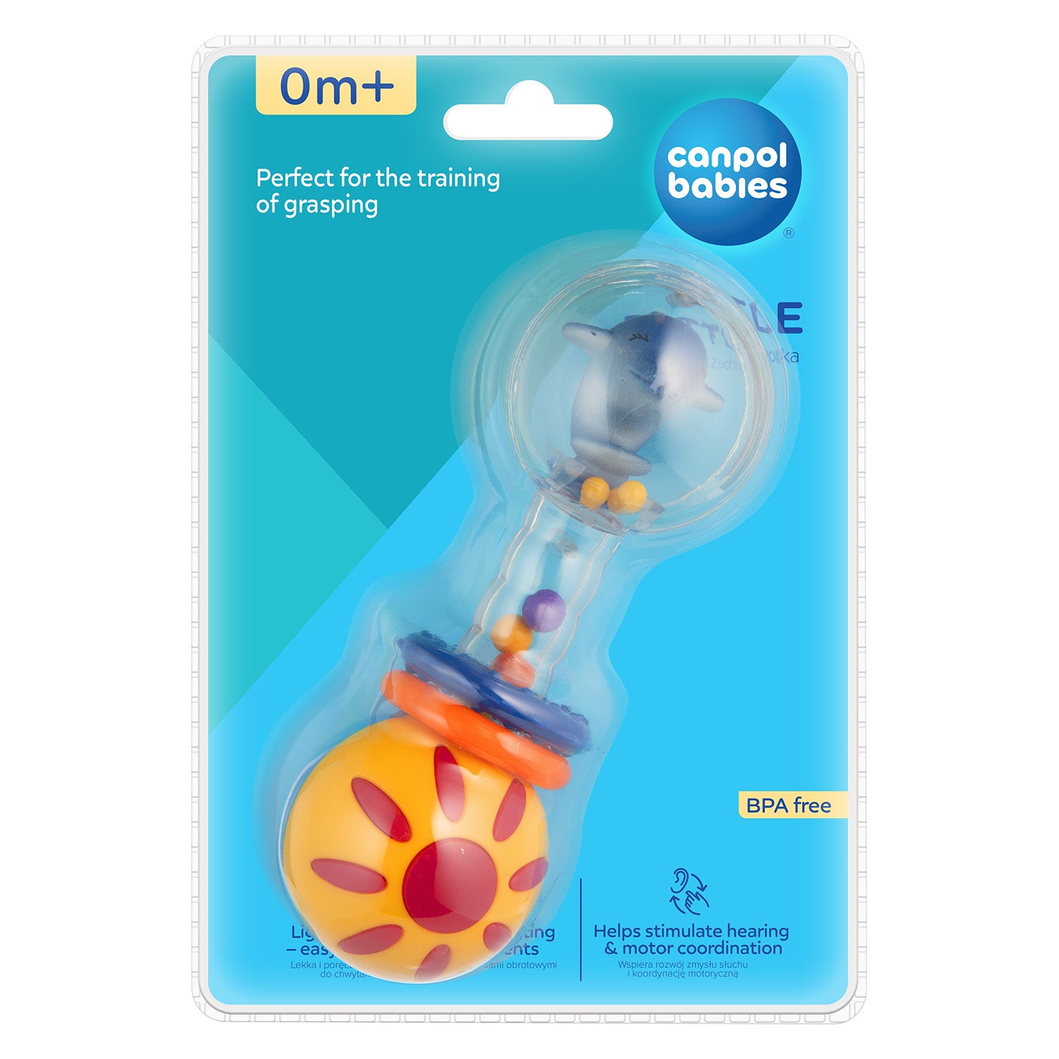 Canpol babies Clicking Rattle with BALLS