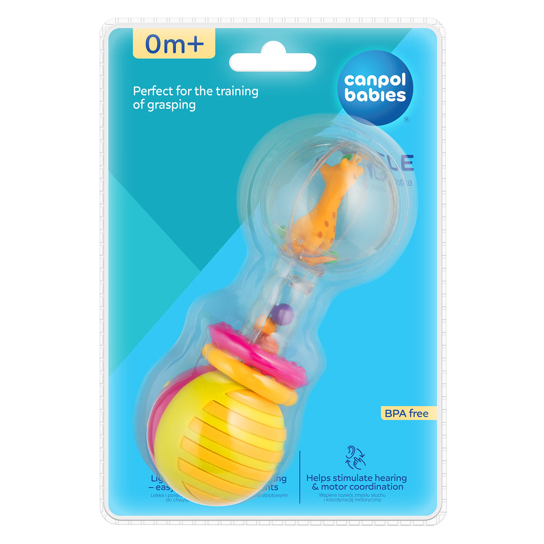 Canpol babies Clicking Rattle with BALLS