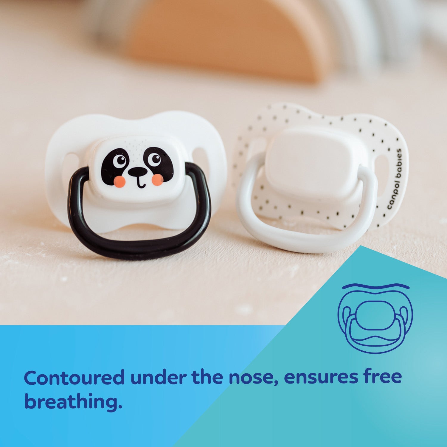 Canpol babies Silicone Symmetrical Soother 18m+ BabiesBoo orange 2 psc