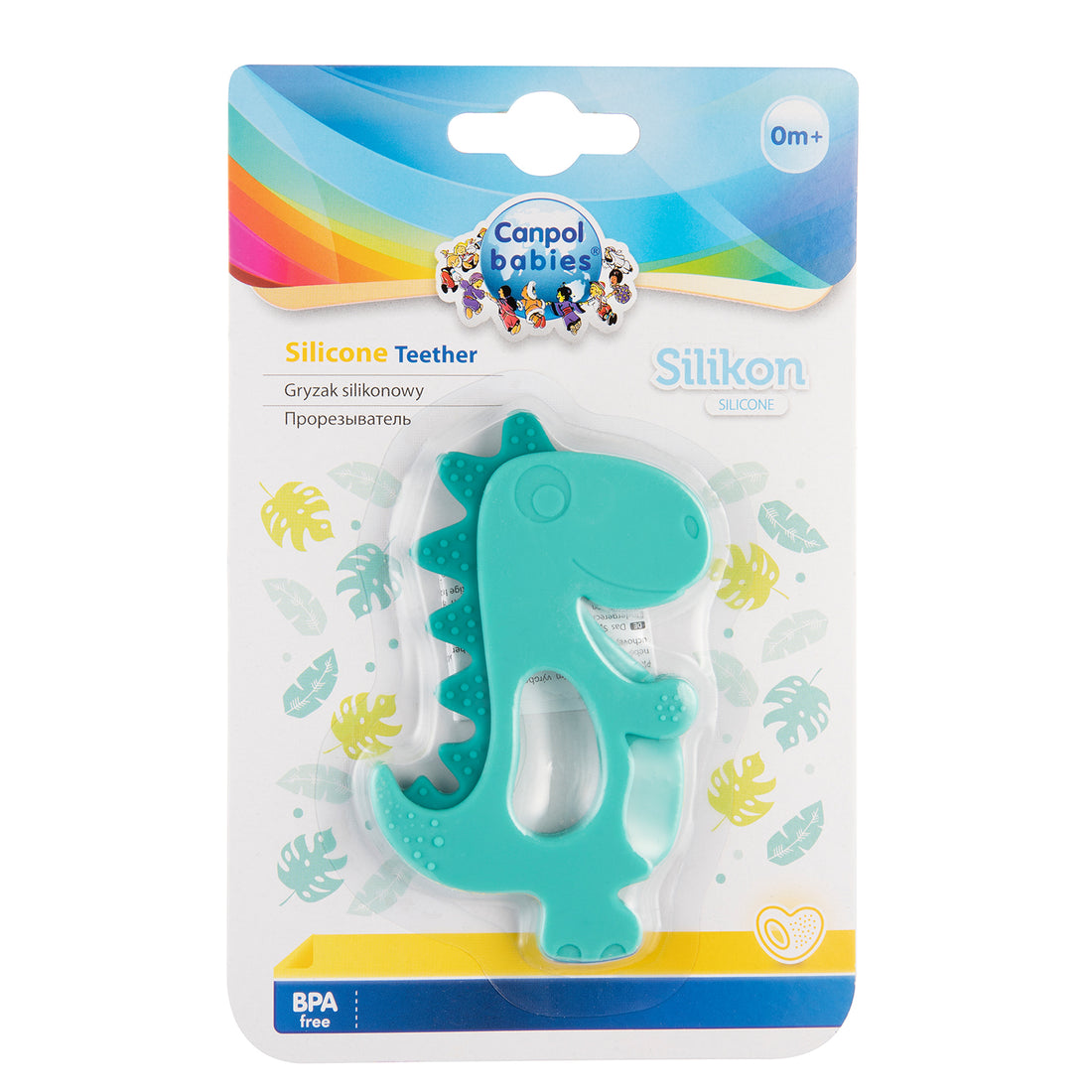 Canpol babies Silicone Teether DINOSAUR