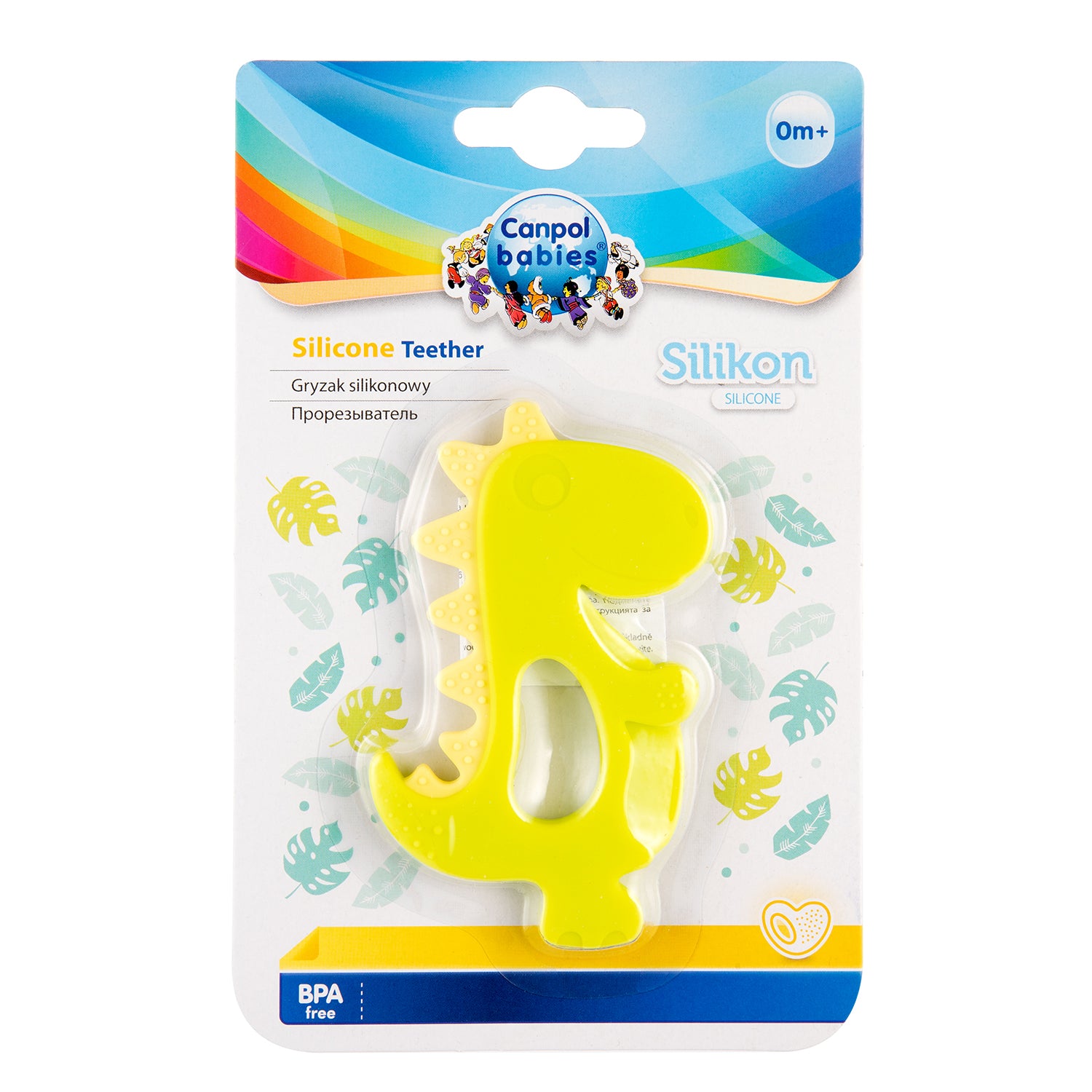 Canpol babies Silicone Teether DINOSAUR