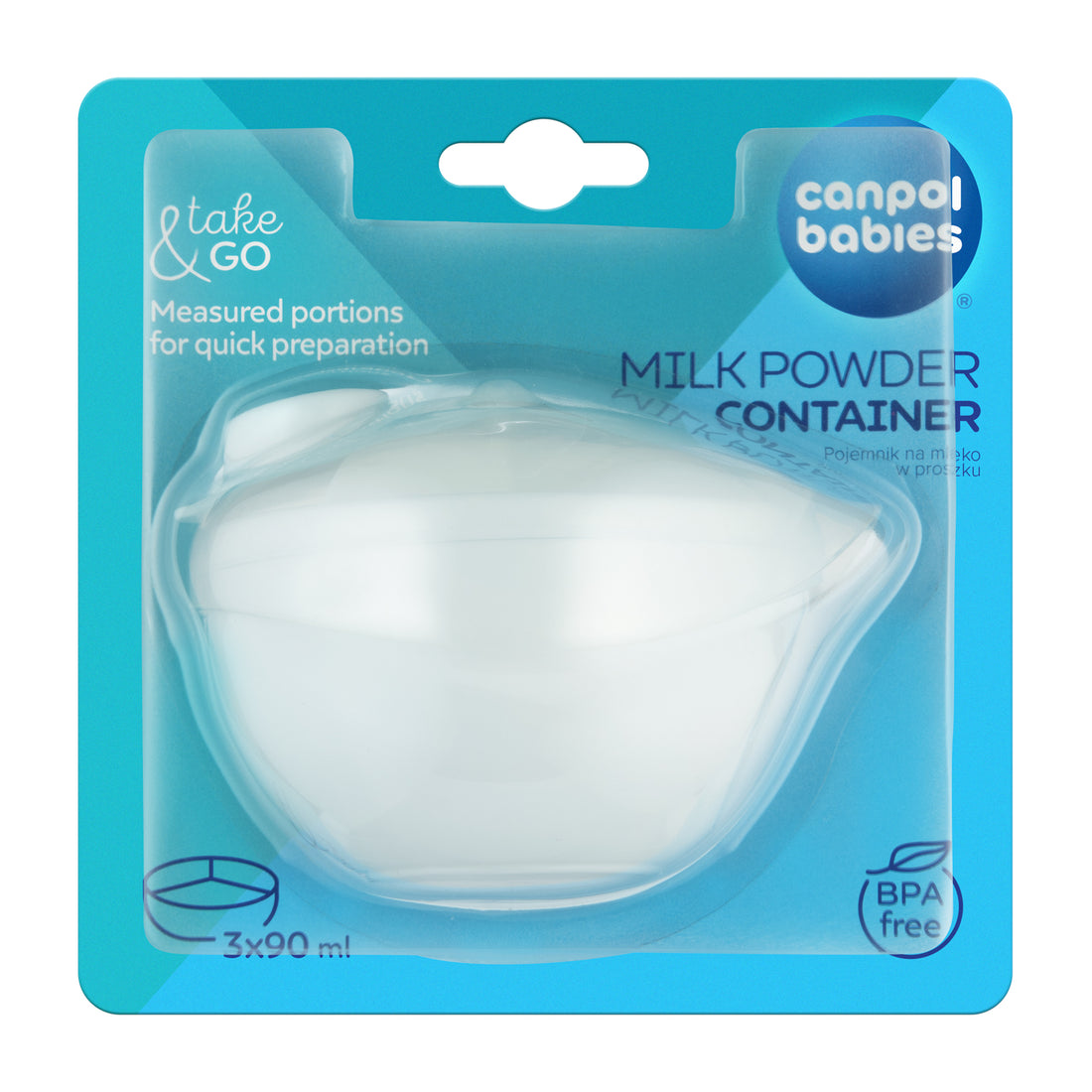 Canpol babies Milk Powder Container white