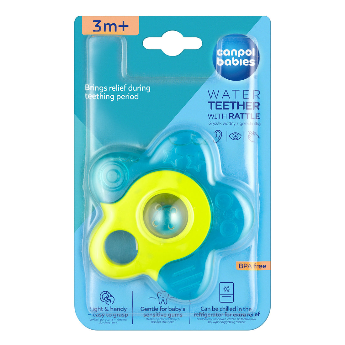 Canpol babies Water Teether with Rattle STAR
