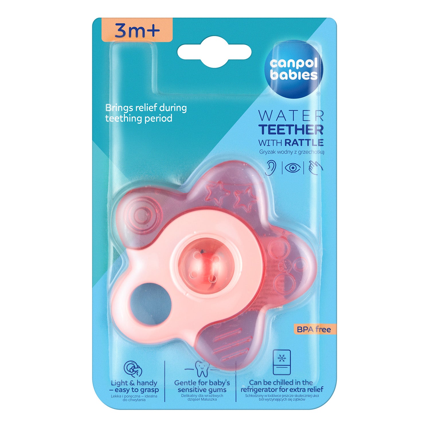 Canpol babies Water Teether with Rattle STAR