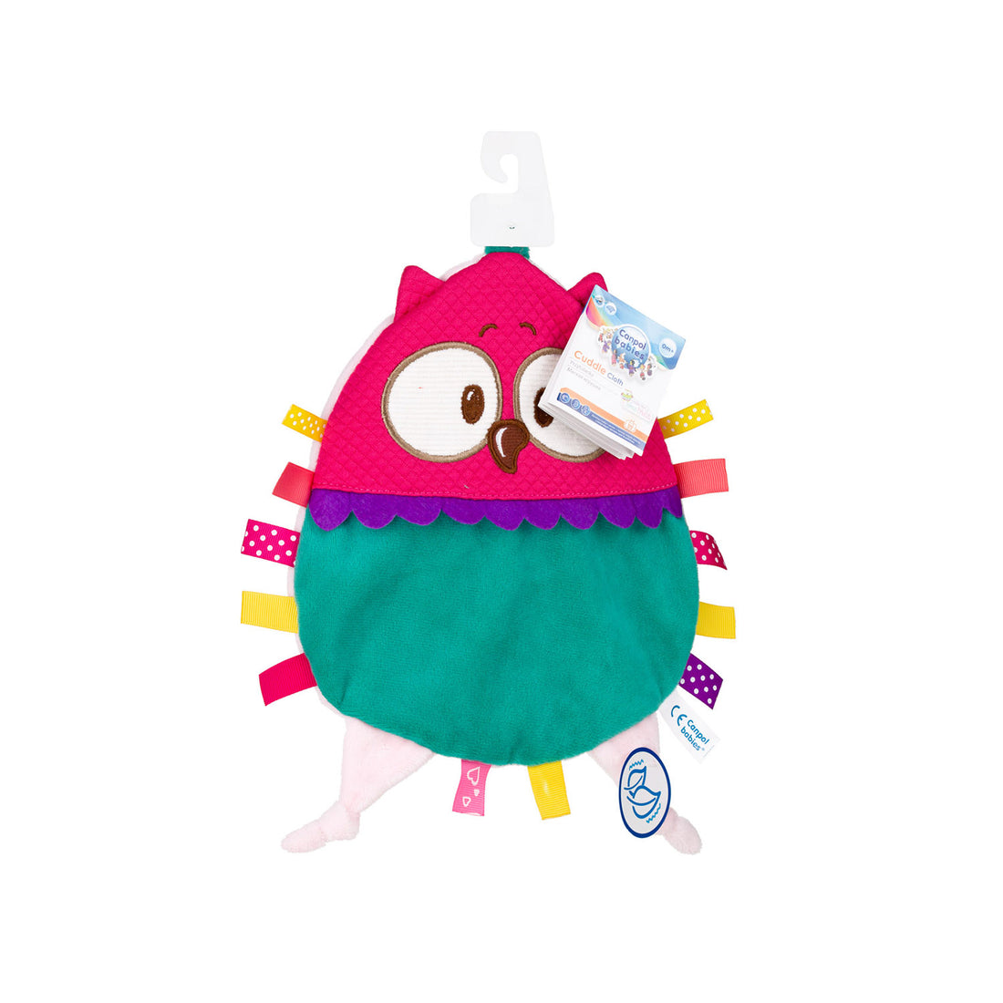 Canpol babies Rustling Cuddle Cloth 0+ FOREST FRIENDS pink