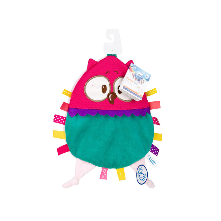 Canpol babies Rustling Cuddle Cloth 0+ FOREST FRIENDS pink