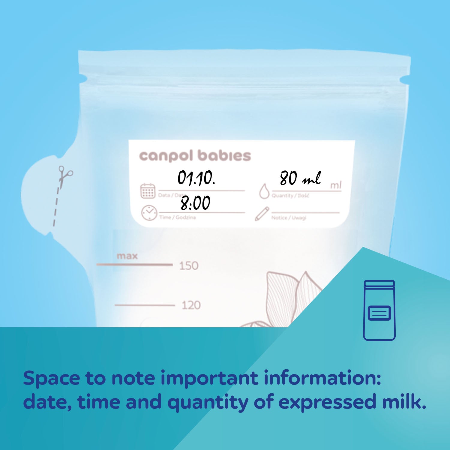 Canpol babies Breast Milk Storage Bags 20 pcs