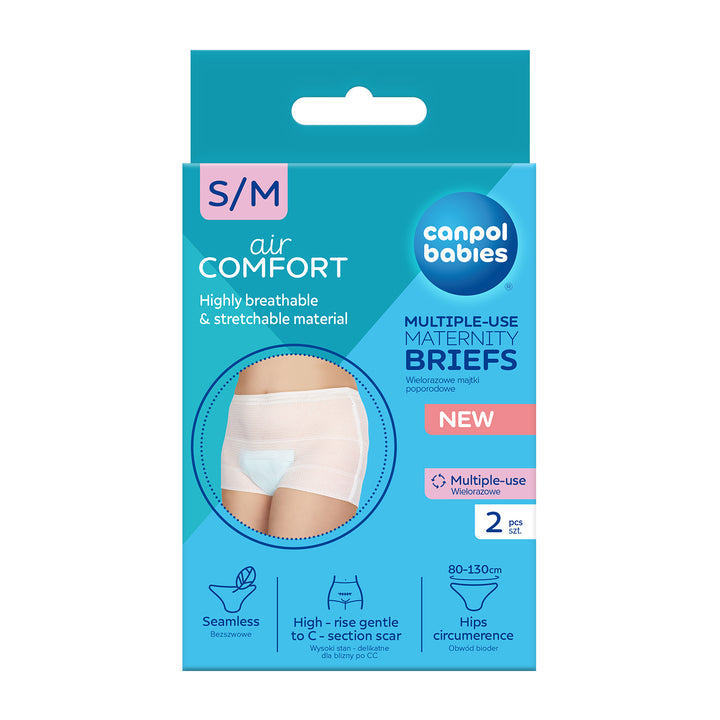Canpol babies Mesh Maternity Briefs Multiple-use 2 pcs S/M