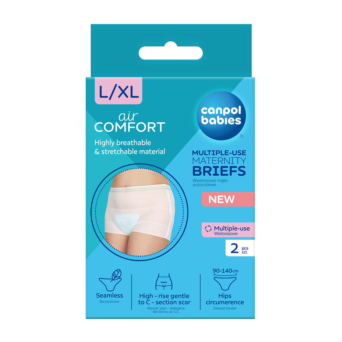 Canpol babies Mesh Maternity Briefs Multiple-use 2 pcs L/XL