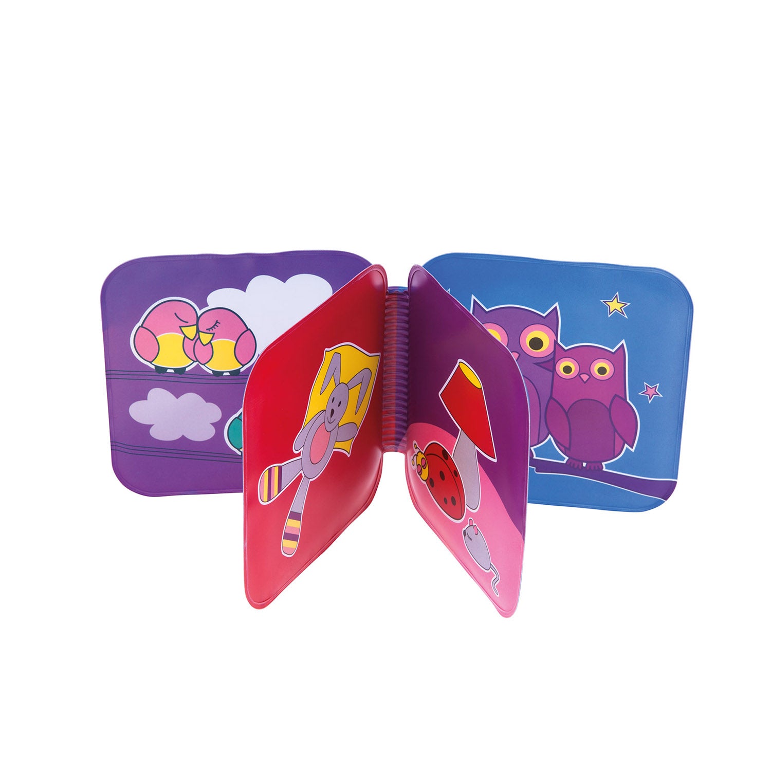 Canpol babies Soft Activity Book with Squeaker DAY&NIGHT (2 pcs)