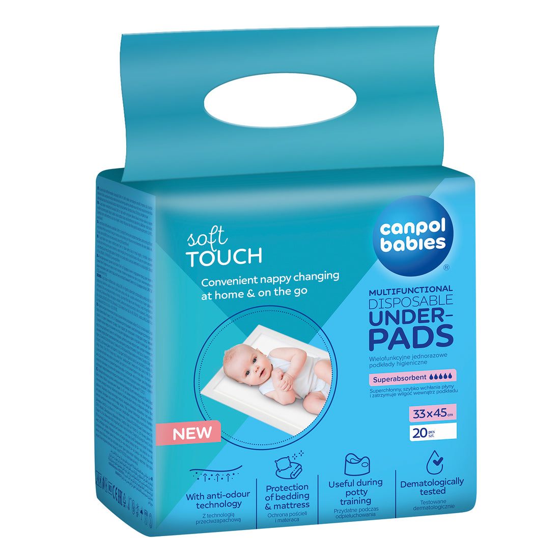 Canpol babies Multifunctional Underpads 33x45 cm