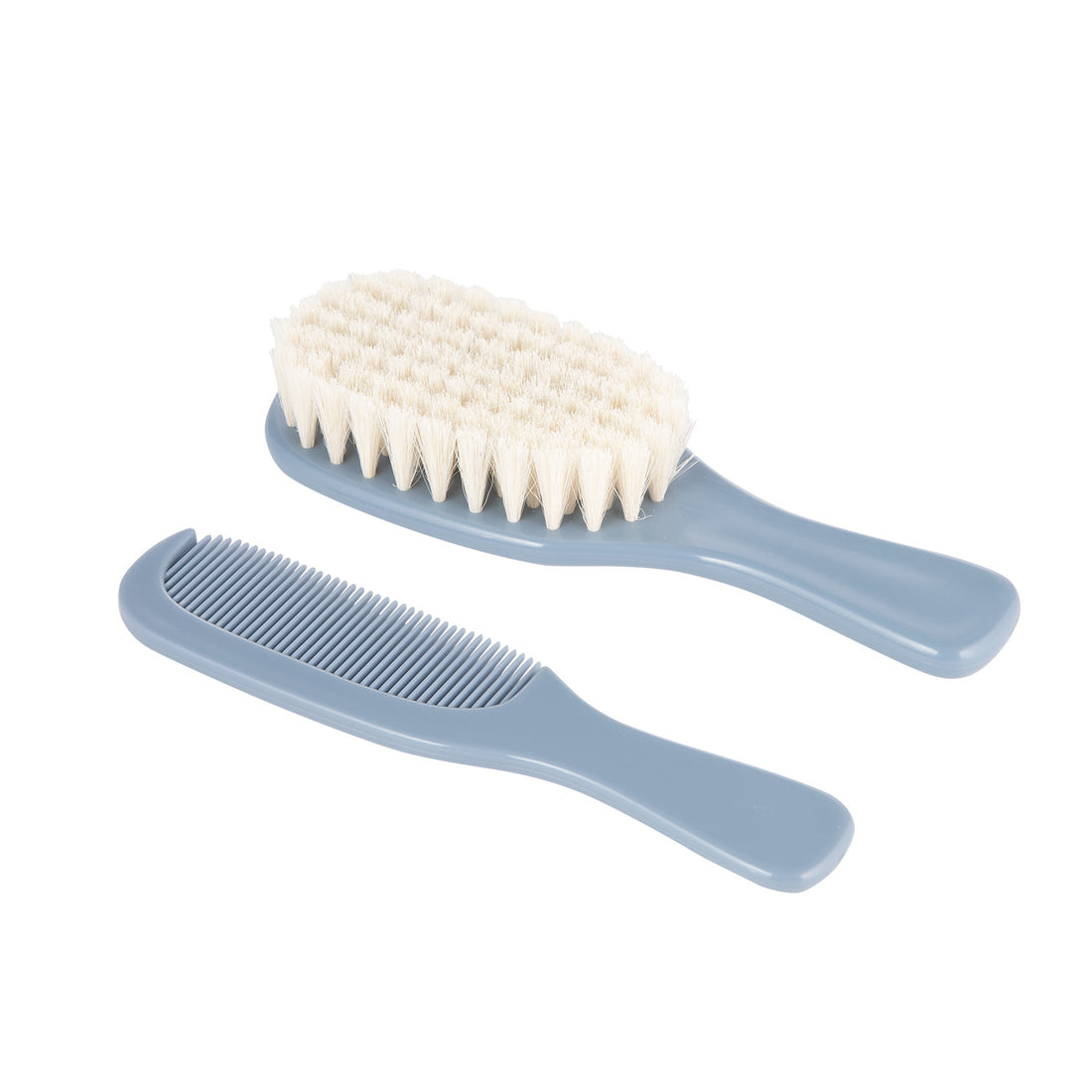 Canpol babies Brush and Comb with Natural Bristles GOLD  blue