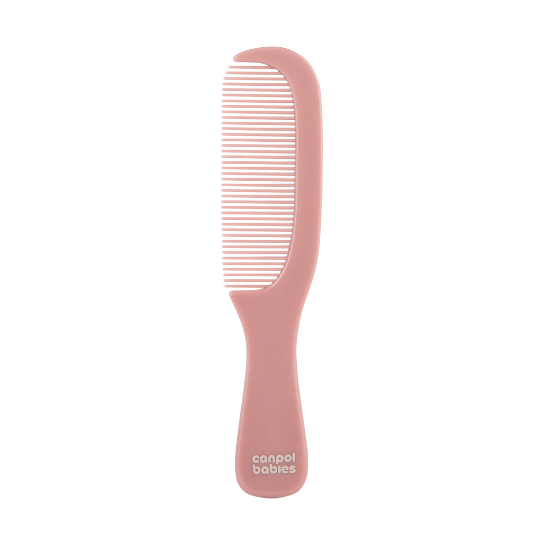 Canpol babies Brush and Comb with Natural Bristles GOLD pink