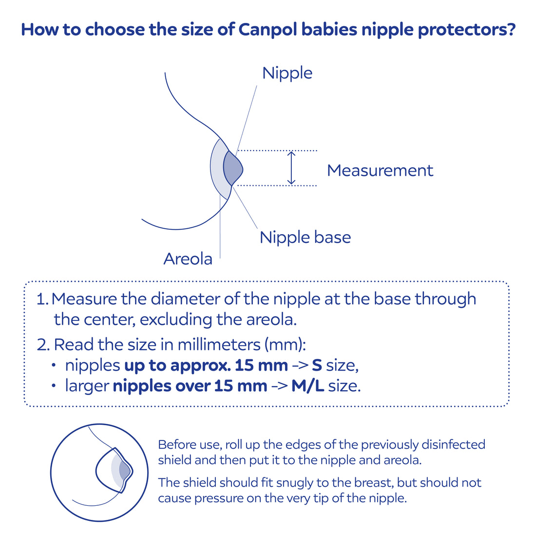 Canpol babies EasyStart Silicone Nipple Protectors M/L 2 pcs