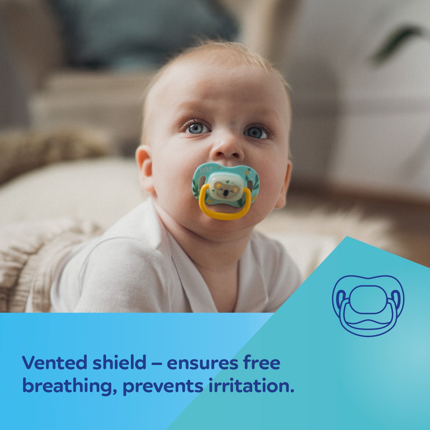 Canpol babies Silicone Symmetrical Soother 0-6 m EXOTIC (sloth)